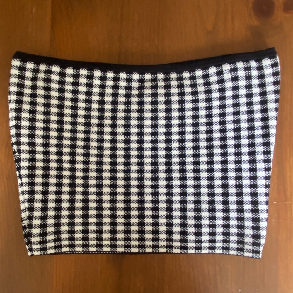 Houndstooth Babylon Aritzia Tube Top